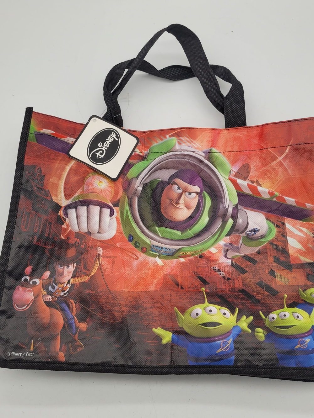 Disney Store Toy Story Reusable Shopping Tote Bag Med, Still Has Tags, From 2010